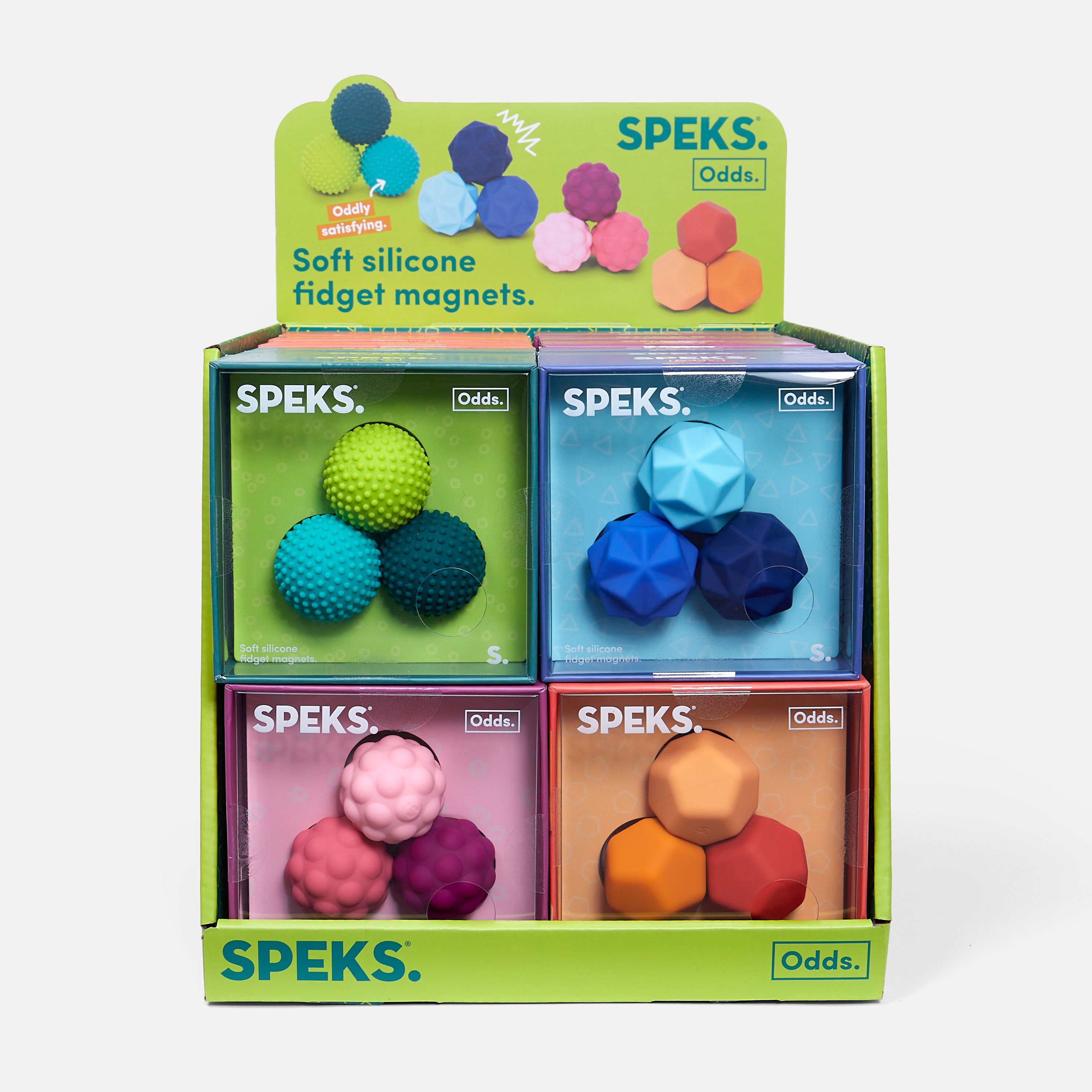 SPEKS. Odds Soft Silicone Fidget Magnets